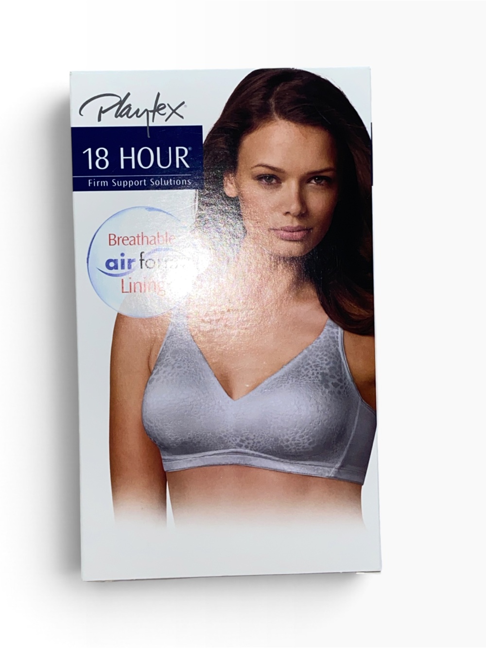 Playtex Wireless Comfort Bra in Light Gray